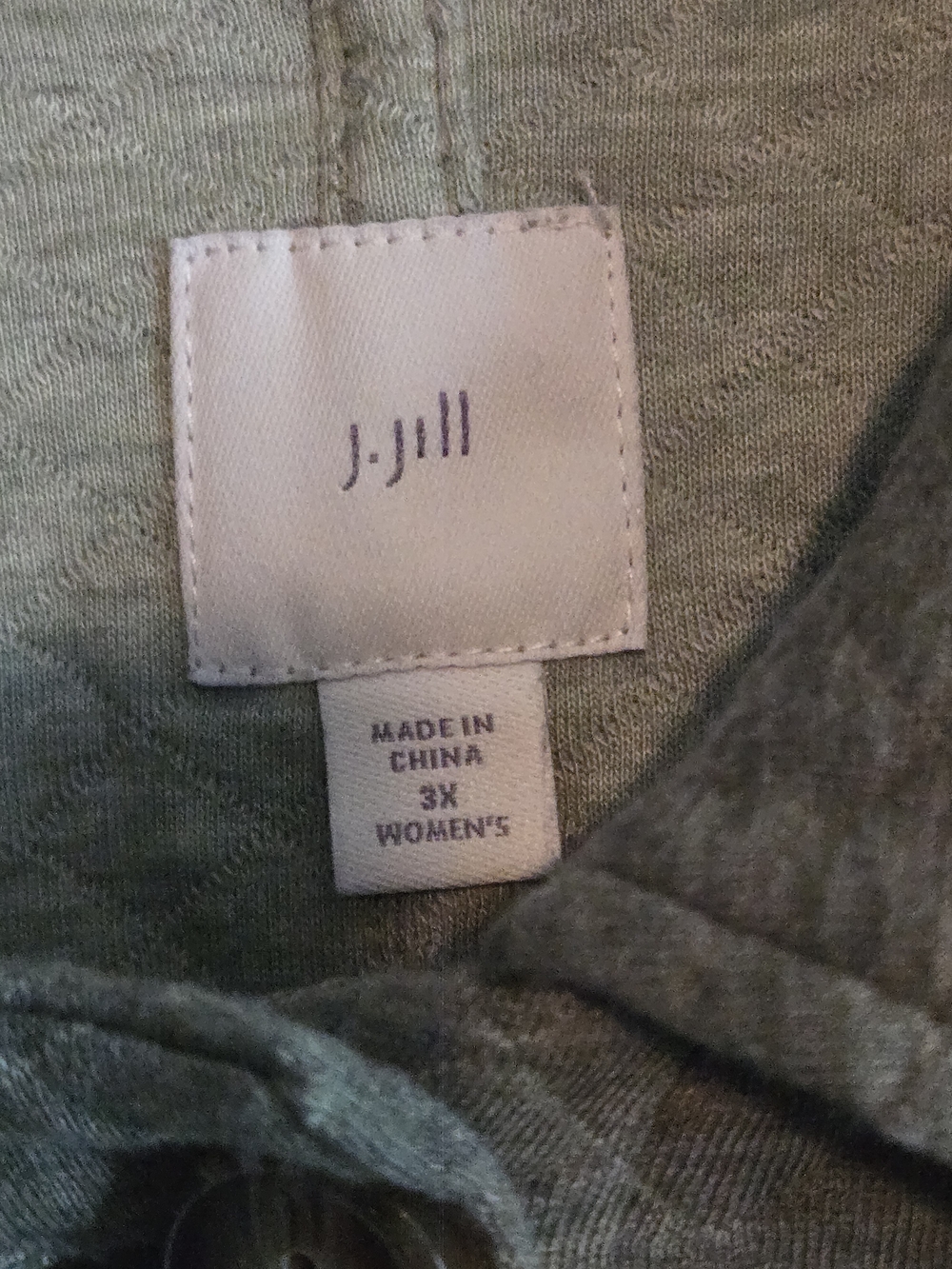 J. Jill Quilted Jacket in Light Sage - Picture 4 of 4